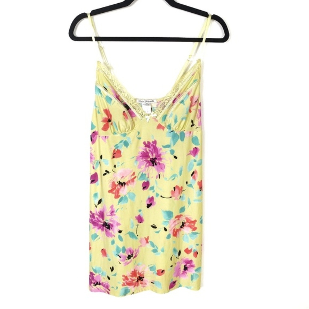 Linea Donatella Lingerie Yellow Floral Sexy Cami L